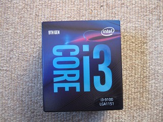 PC自作-Core-i3-9100の箱